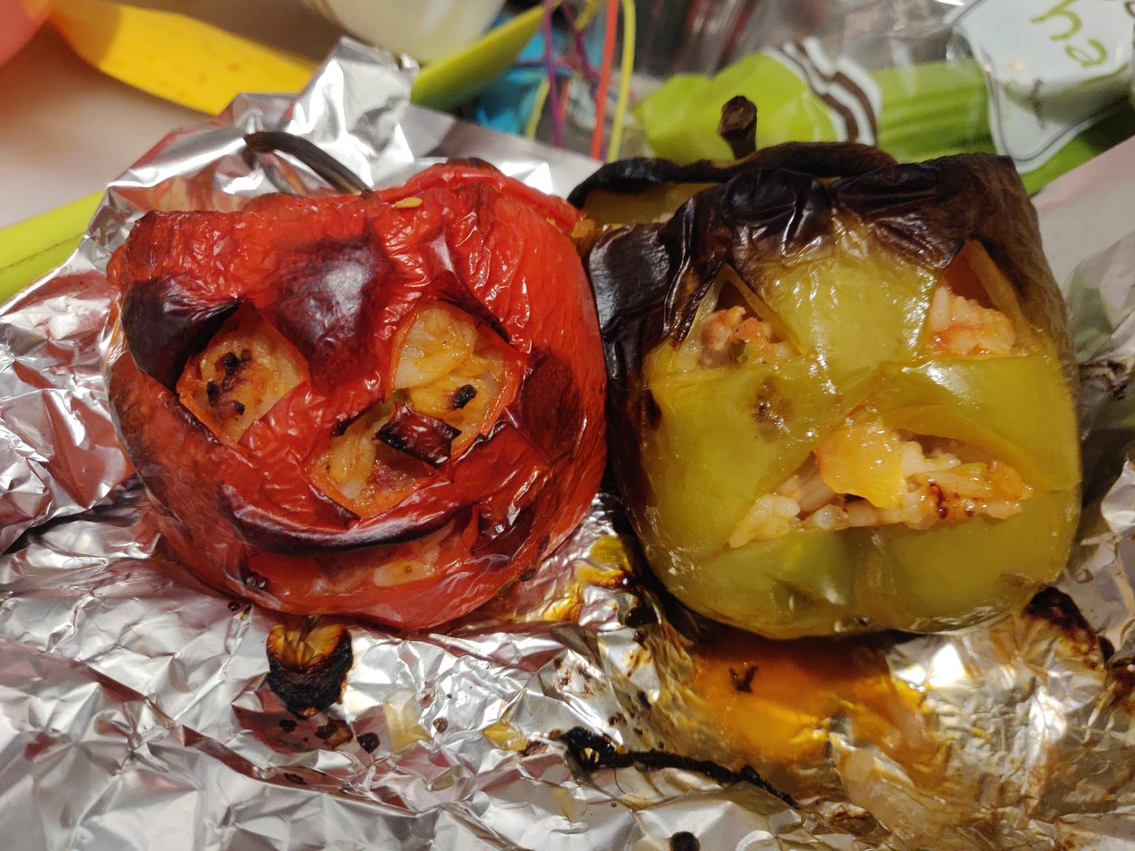 cooked spoopy peppers